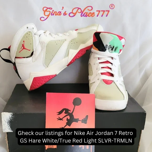 Nike Air Jordan 7 Retro 30th GG GS "Verde" Size 5Y Style Code 705417-138